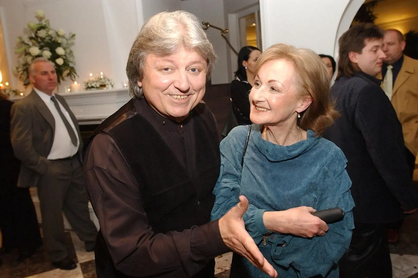 Václav Neckář s Manželkou Jaroslavou v roce 2003