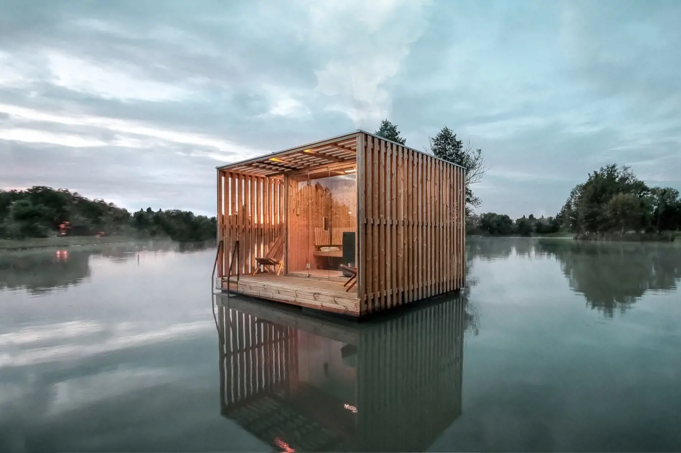 Plovoucí sauna