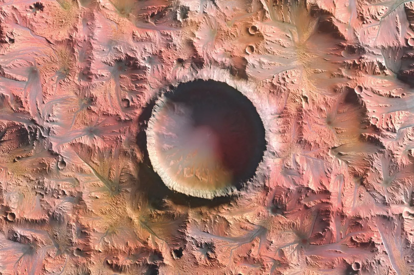 Kráter na Marsu