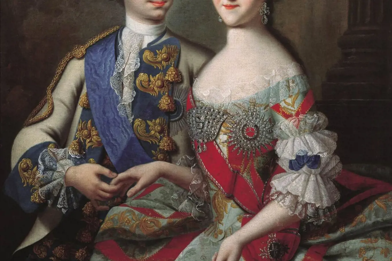 Petr III. a Kateřina Veliká