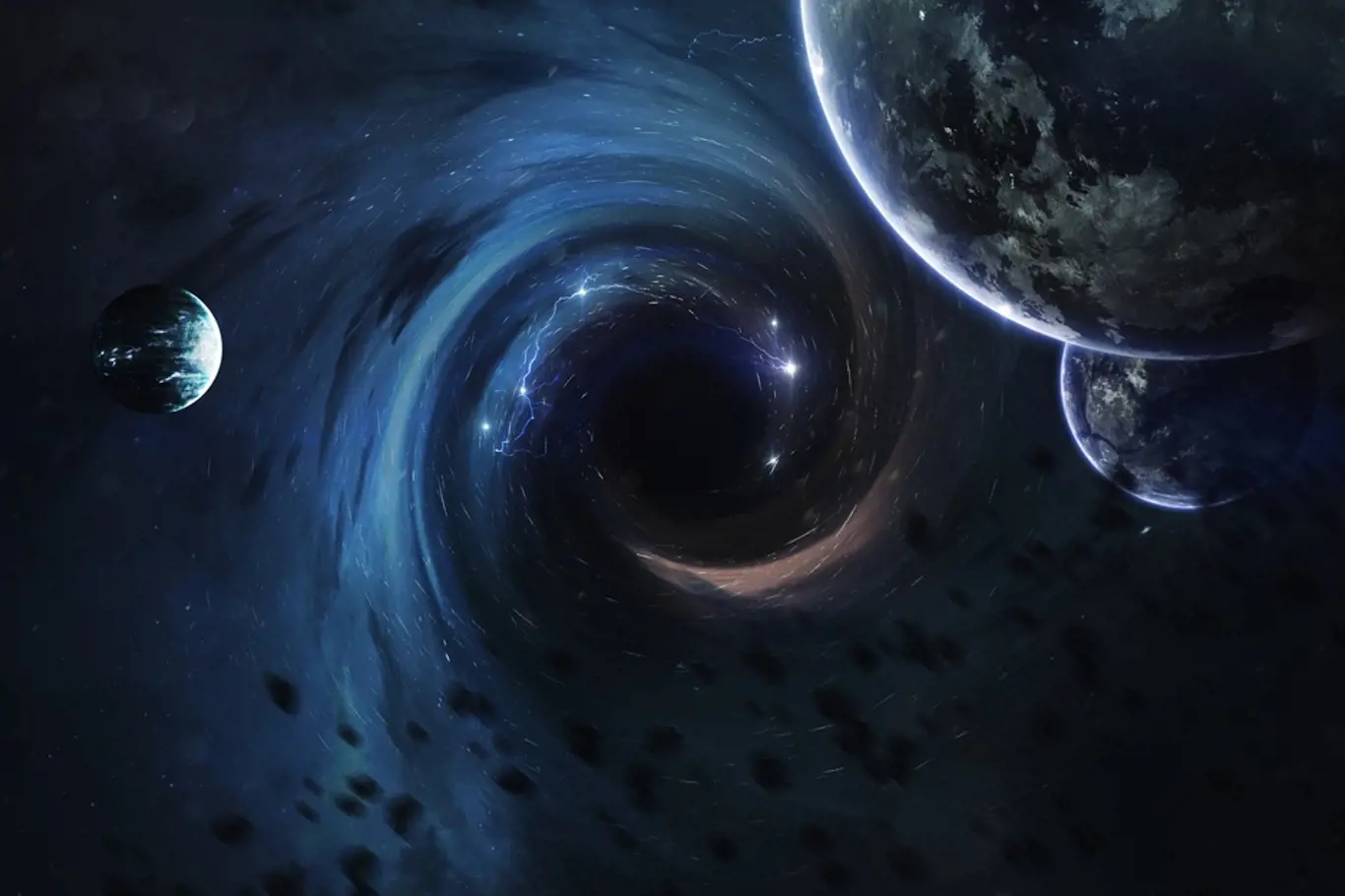 Černé díry jsou fascinující a děsivé zároveň.