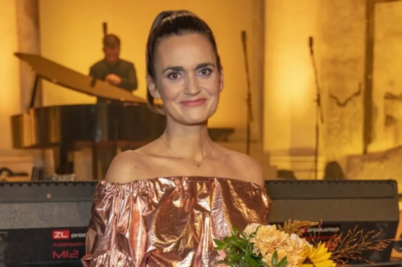 Daniela Písařovicová už tradičně provázela benefičním koncertem Společně proti bezmoci. 