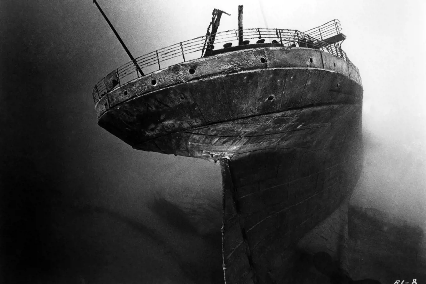 Vrak Titanicu odpočívající na dně oceánu