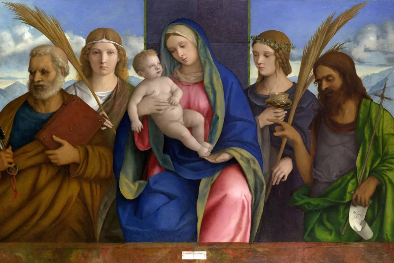 Madonna s dítětem od renesančního malíře Giovanniho Belliniho