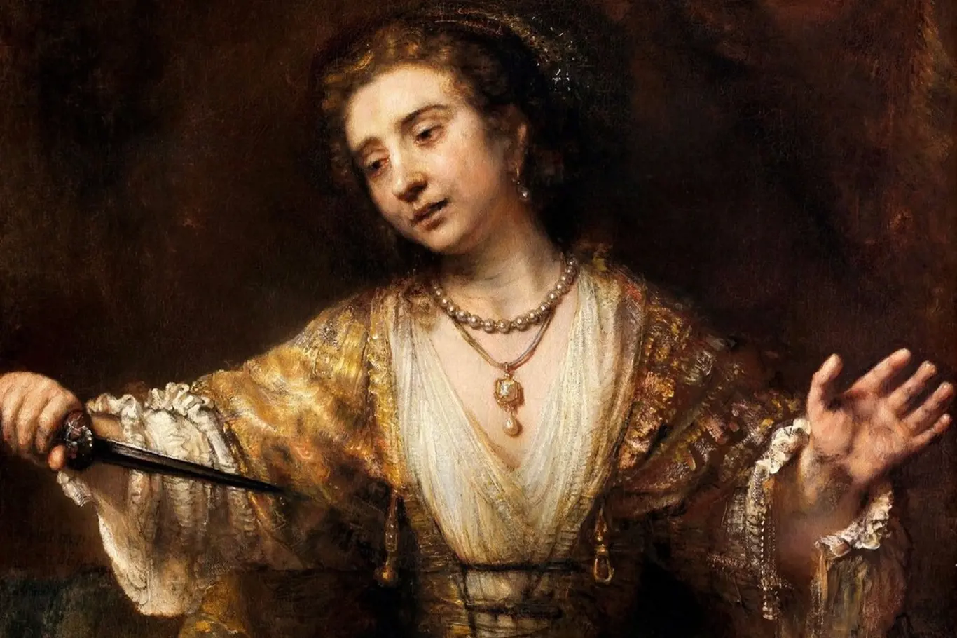 Lukrécie - Rembrandt van Rijn