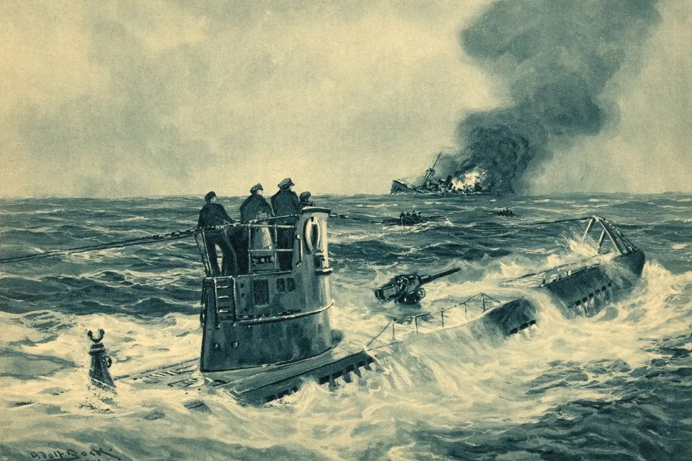 O vítězství v námořních bitvách mohla rozhodnout vyspělá technika.