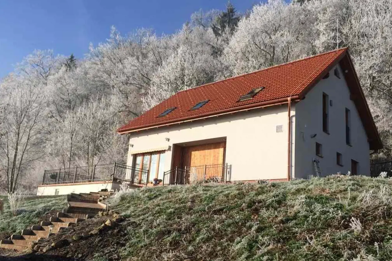 Pasivní rodinný dům - dřevostavba Děčín, ing Jiří Demuth, Foto: Jan Masojídek