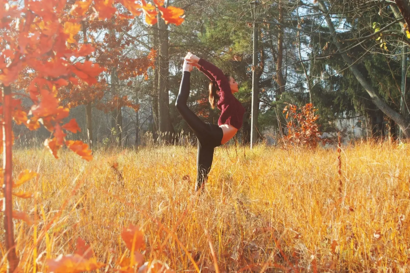 Jóga na podzim - co cvičit