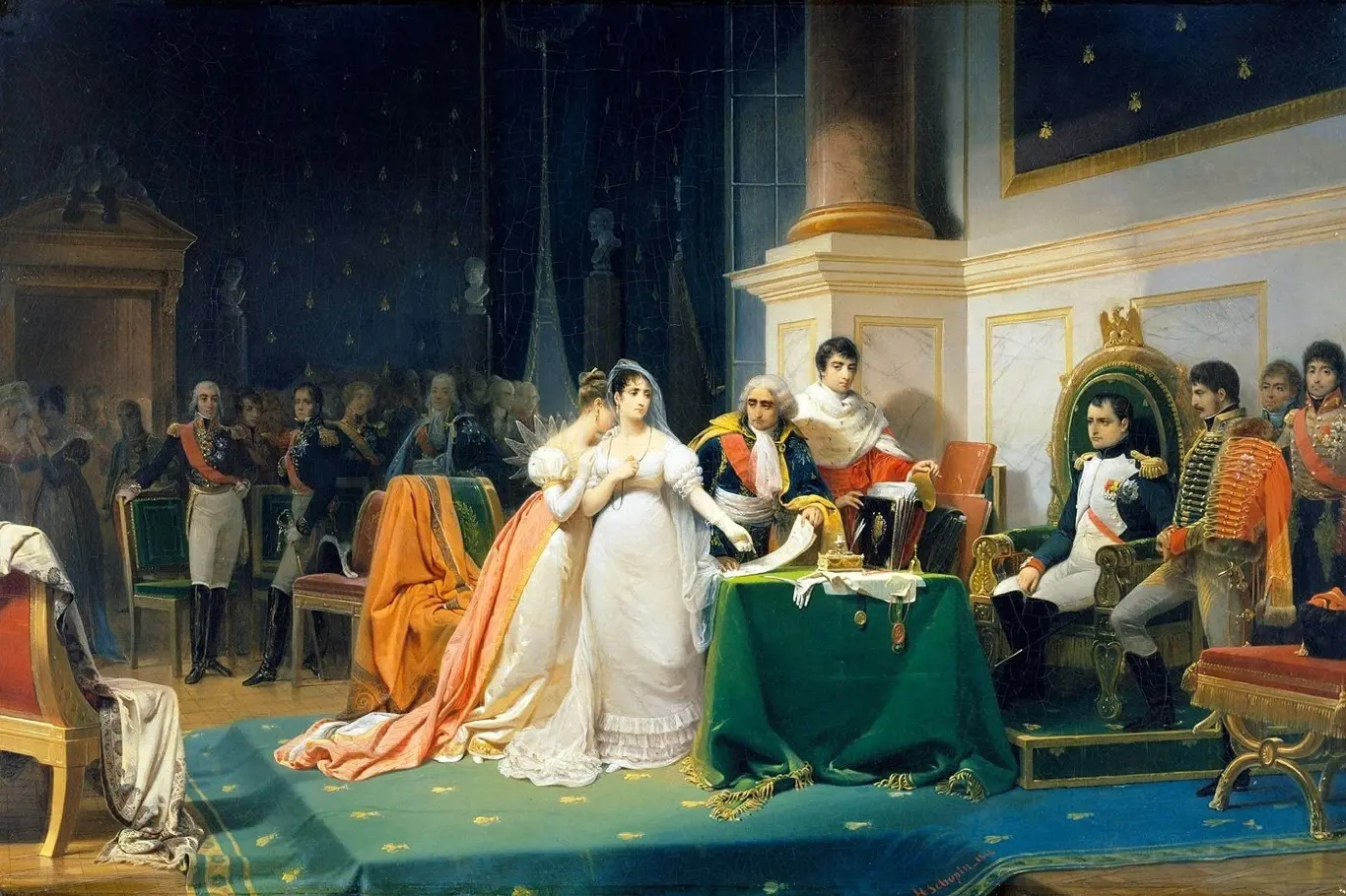 Rozvod císařovny Josefíny v roce 1809 Henri Frédéric Schopin