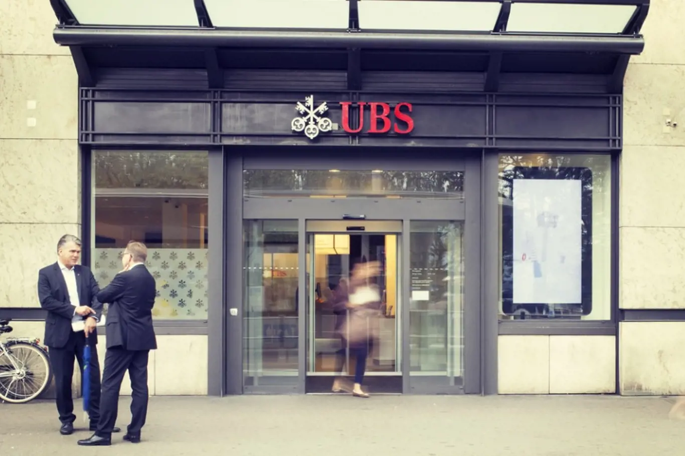 Banka UBS v Curychu. Ilustrační foto.