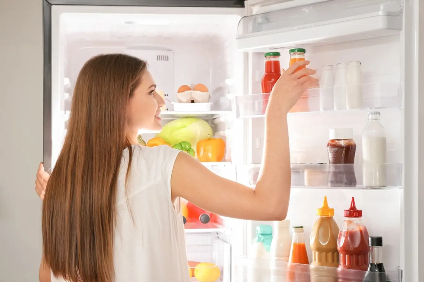lednice uspořádání potraviny