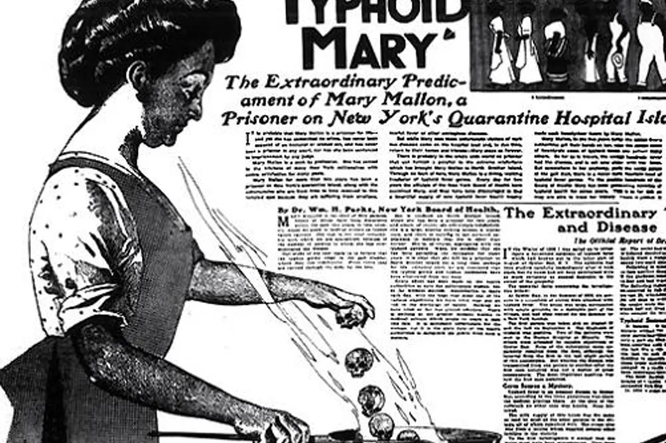 Tyfová Mary byla chodící biologická zbraň, která musela žít v domácím vězení