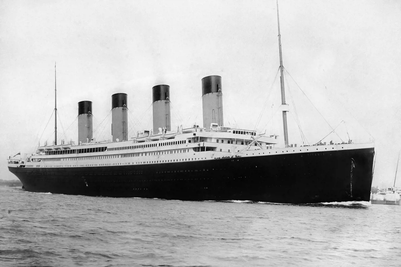 RMS Titanic opouští Southampton, 10. dubna 1912