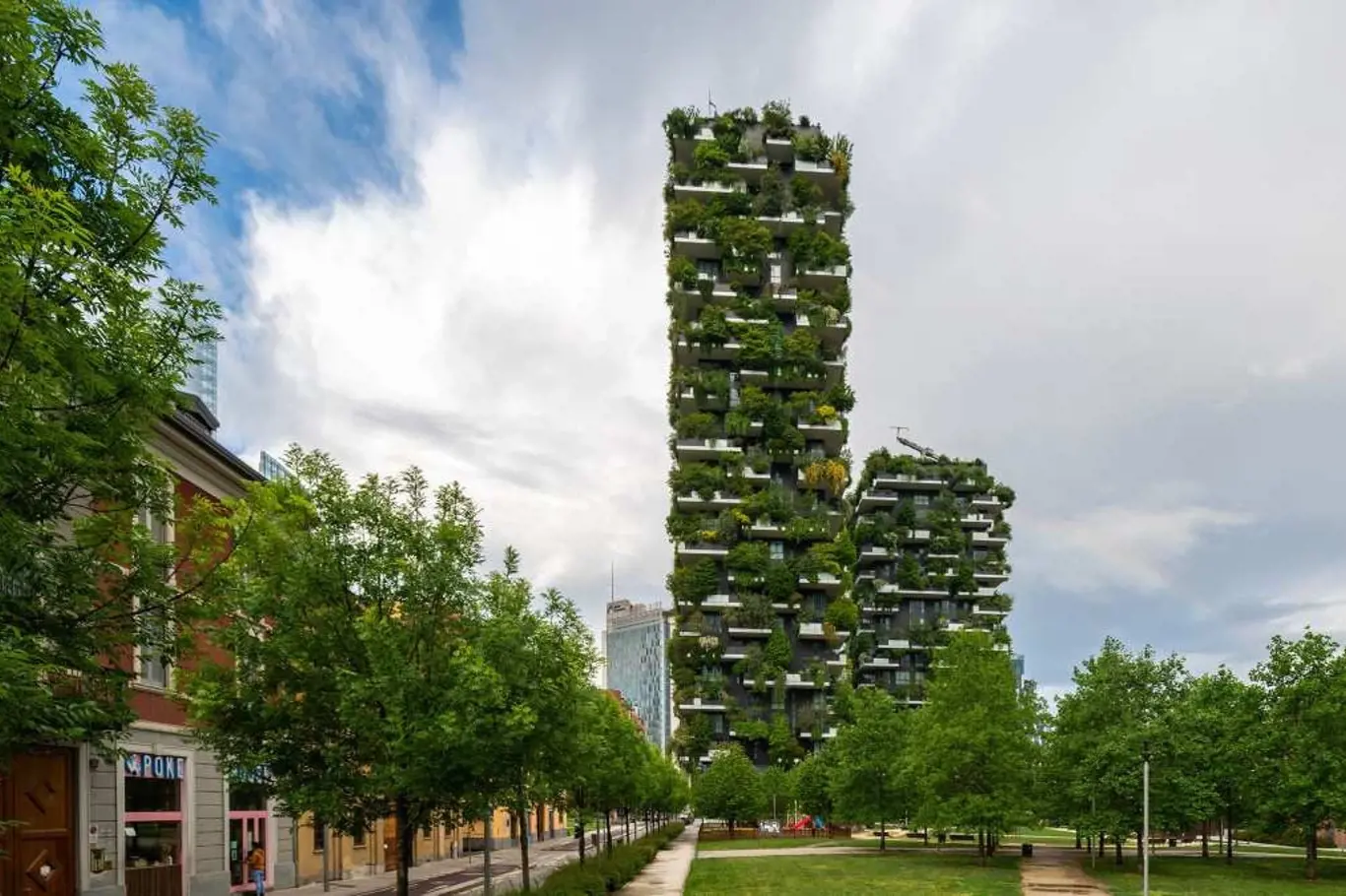 Vertikální zahrada v Miláně