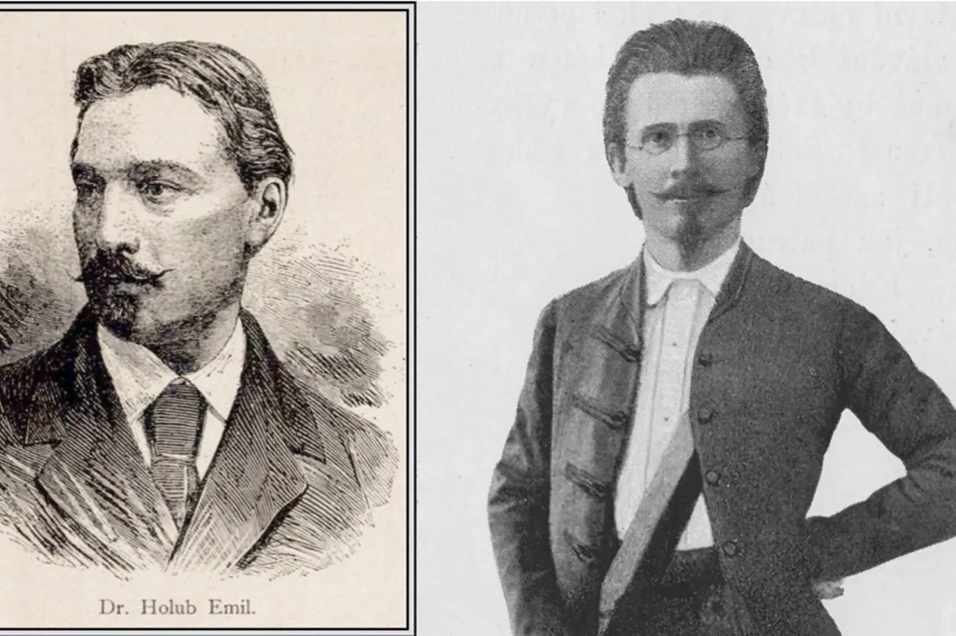 Emil Holub a Vojtěch Náprstek byli přátelé. Spojoval je zájem o daleké kultury a o černý kontinent.