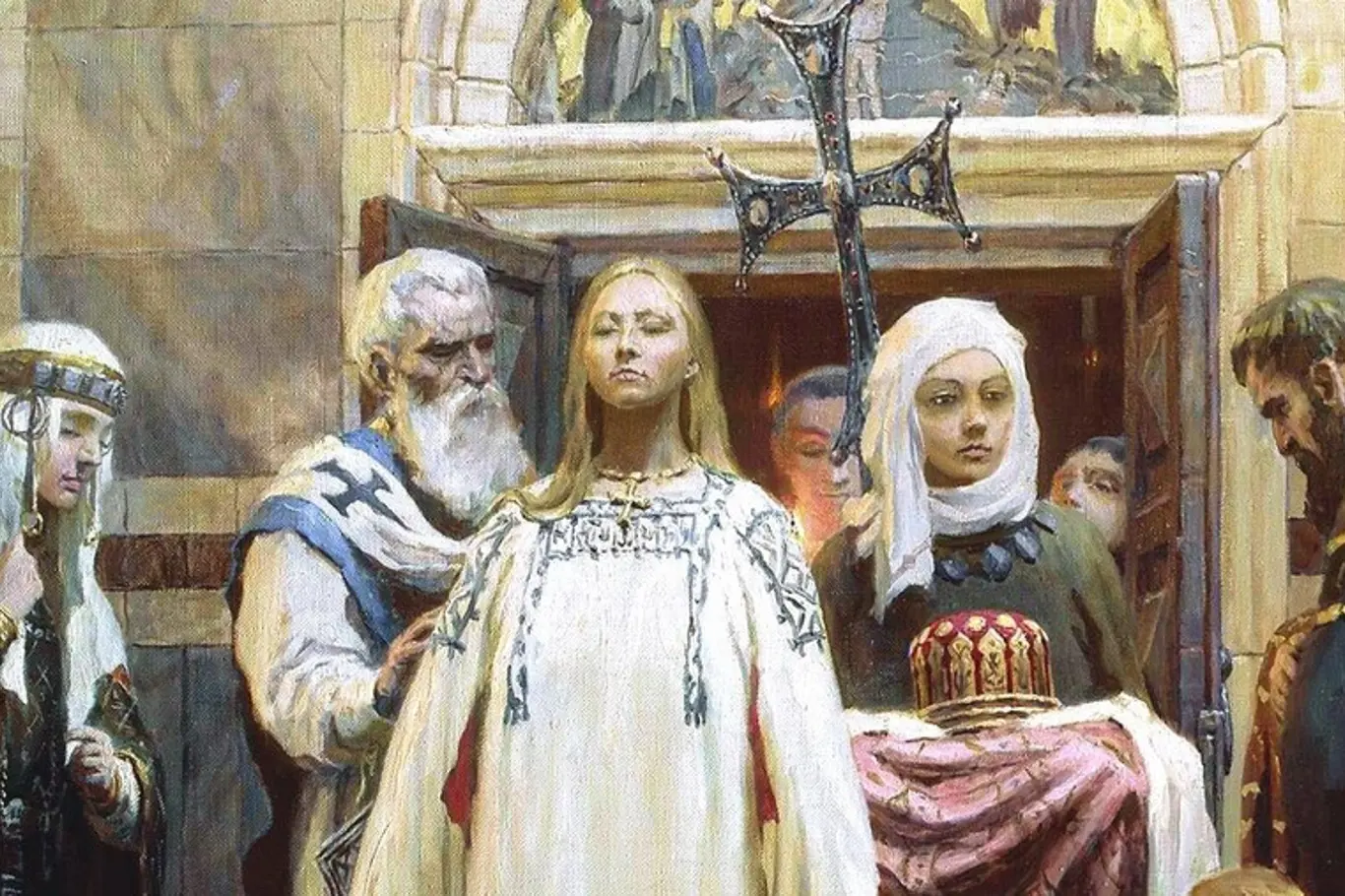 Kněžna Olga se krutě vypořádala s kmenem Drevljanů.