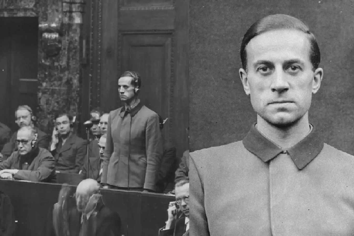Dr. Karl Brandt. Osobní lékař Adolfa Hitlera. Po válce byl za své zločiny odsouzen americkým vojenským tribunálem k trestu smrti oběšením.