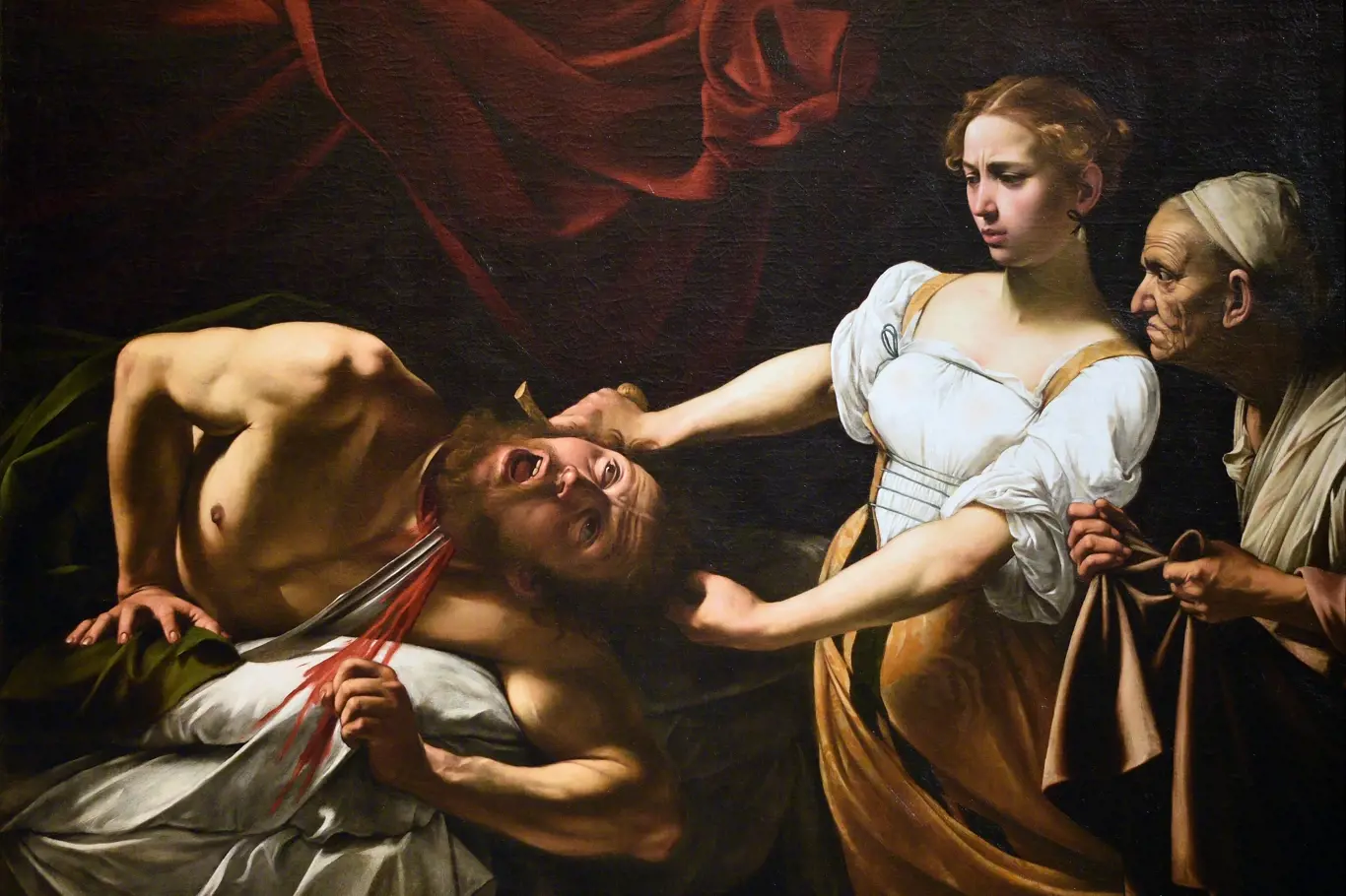 Judita stínající Holoferna - Caravaggio