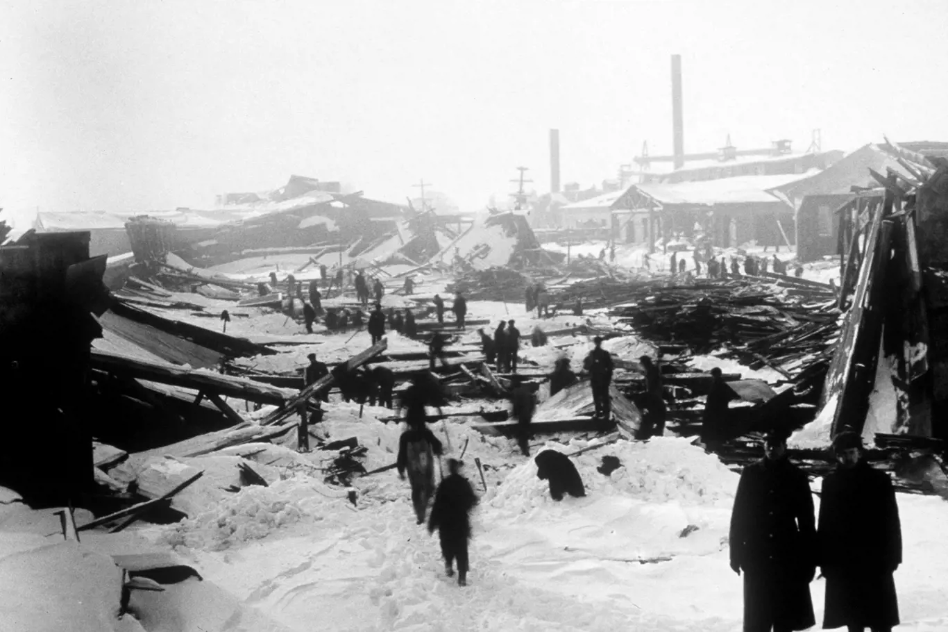 Výbuch v Halifaxu vymazal přístav z mapy