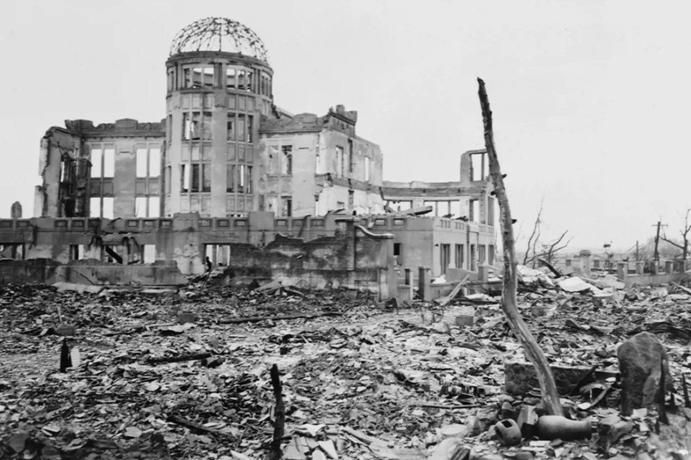 Hirošima bezprostředně po atomovém výbuchu