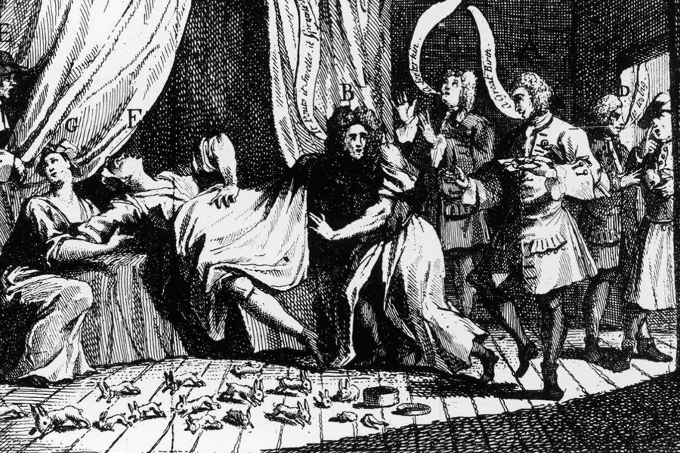 Mary Toftová svým neuvěřitelným porodem králíka obalamutila i krále Jiřího I.