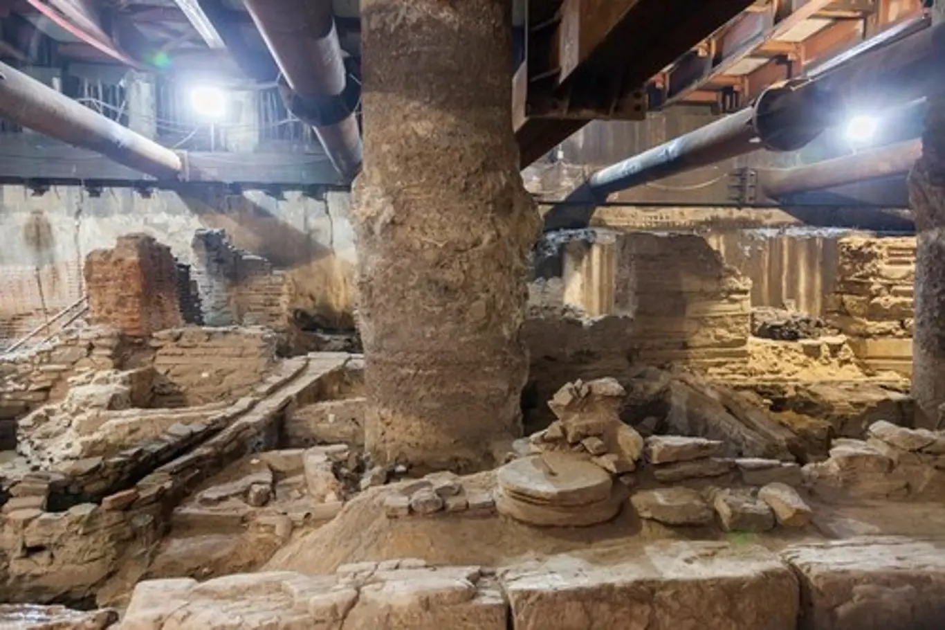 Thessaloniki, vykopávky metro