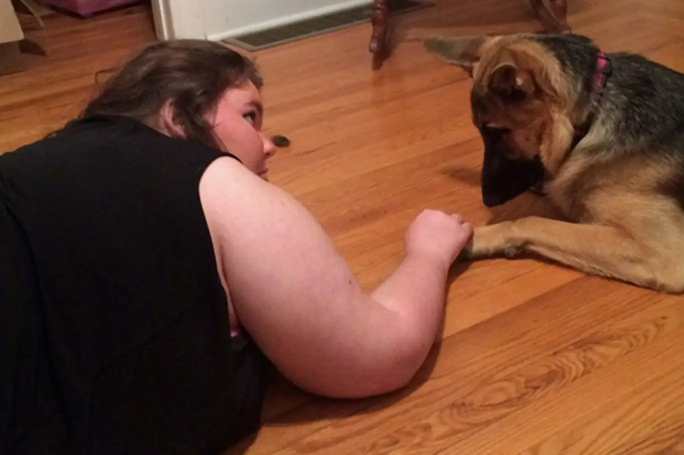 Jenna Winchester (18): Ke shození 88 kilogramů jí pomohl pes! Podívejte se jak