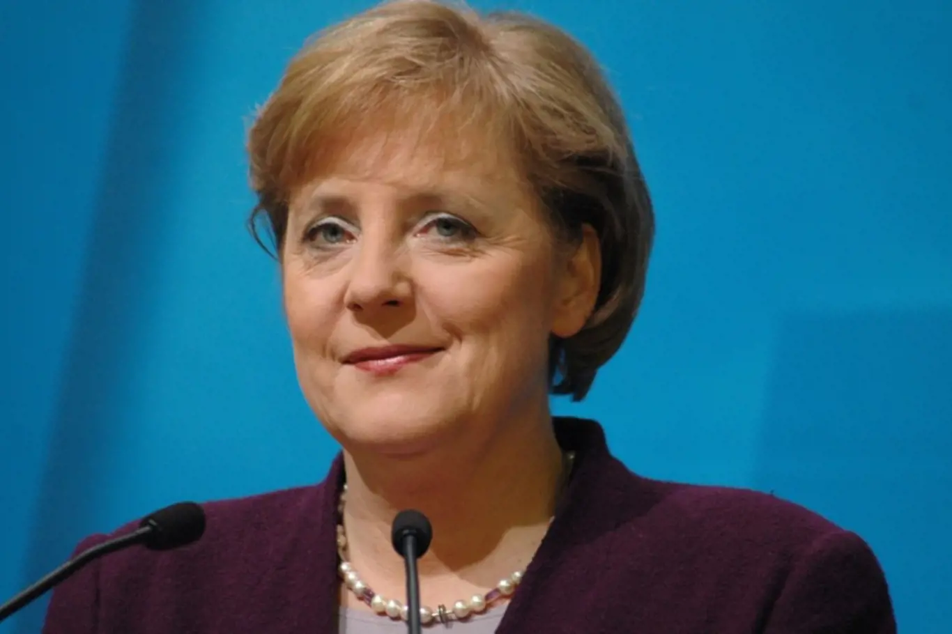 Angela Merkelová v prosinci 2005 jako čerstvá kancléřka
