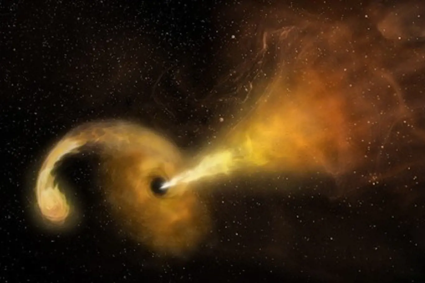NASA nahrála zvuk z černé díry.