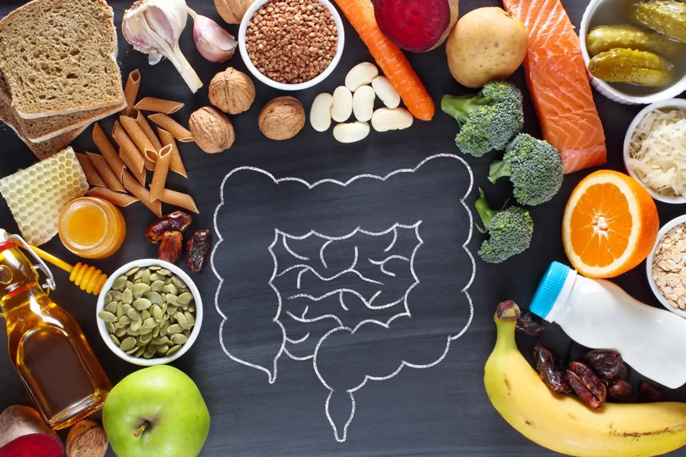Které potraviny prospívají zdraví tlustého střeva?