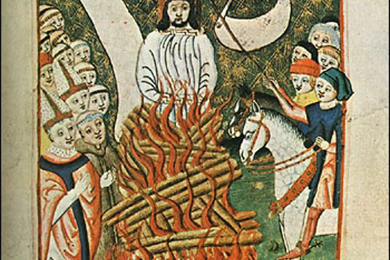 Jenský kodex: Upálení Mistra Jana Husa