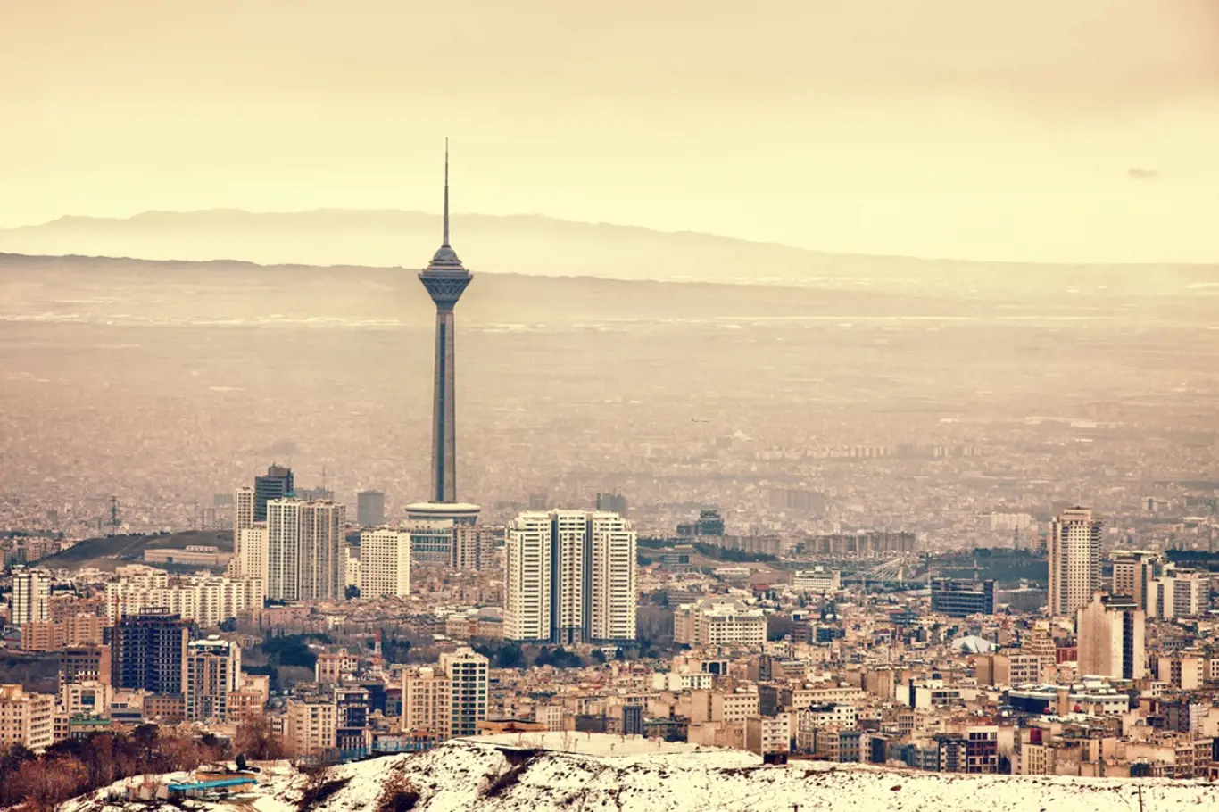 Íránské hlavní město Teherán.