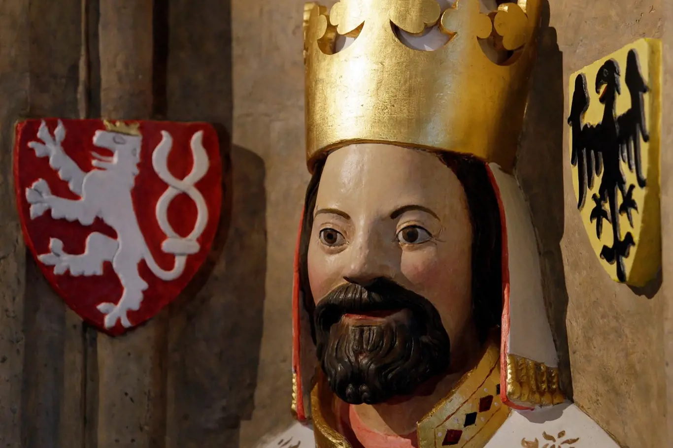 Socha našeho nejslavnějšího panovníka - Karla IV.
