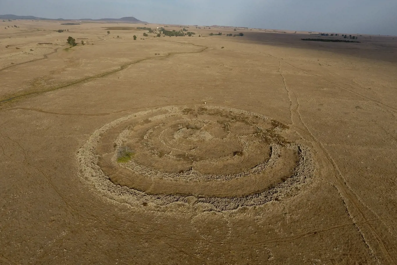 Obří kruh objevený v Andách.
