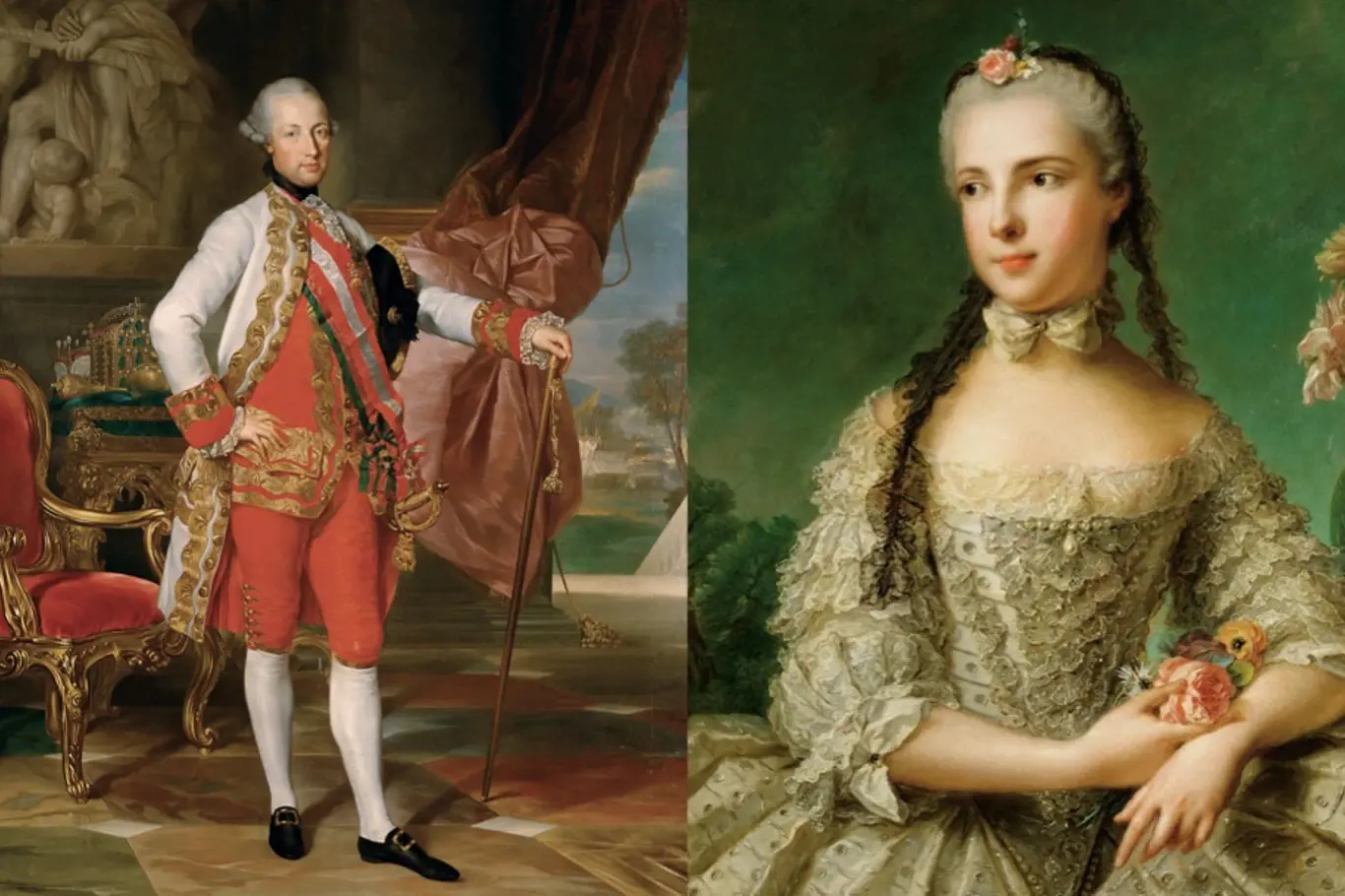 Isabela Parmská a Josef II.