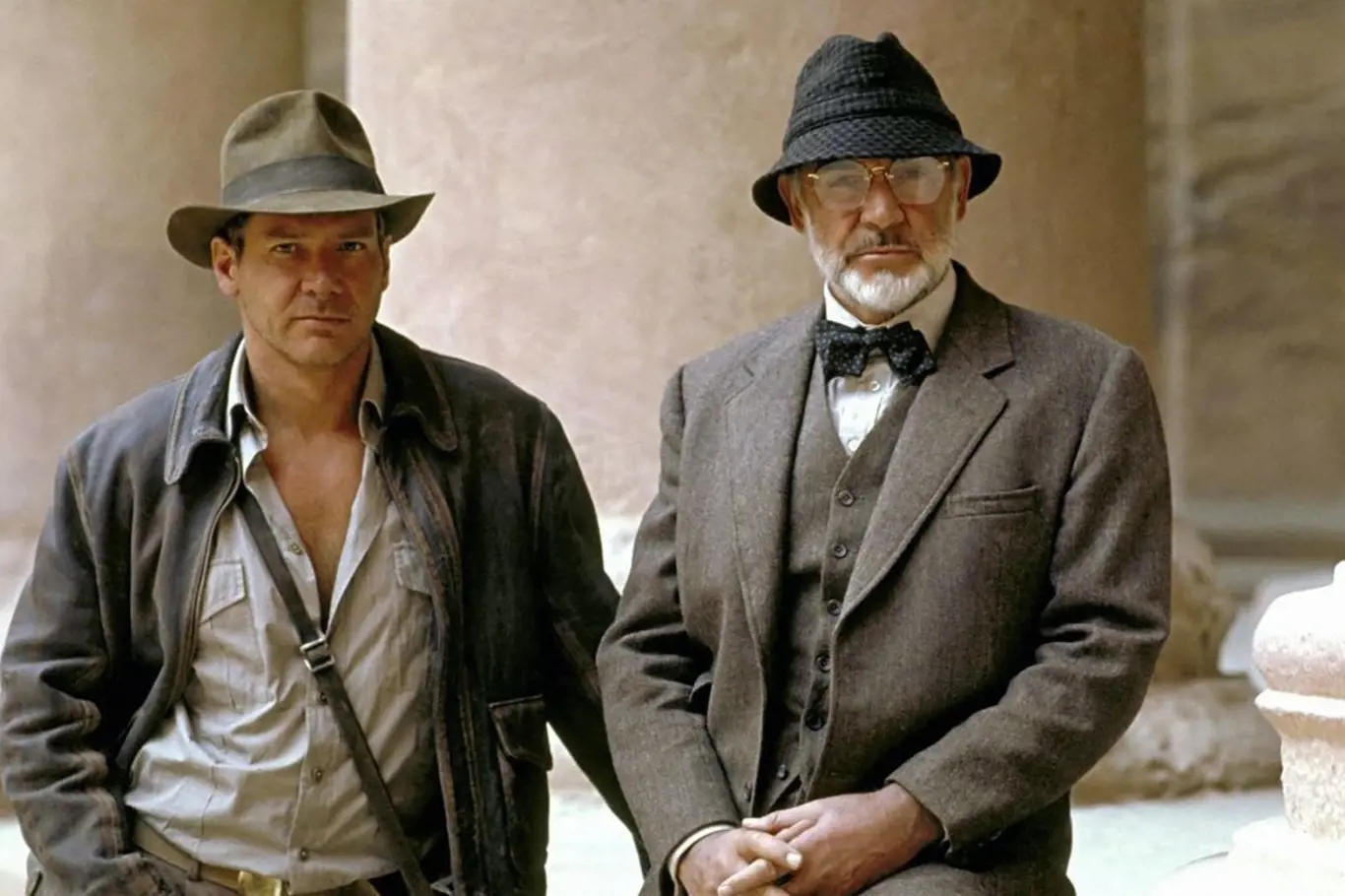 Harrison Ford a Sean Connery