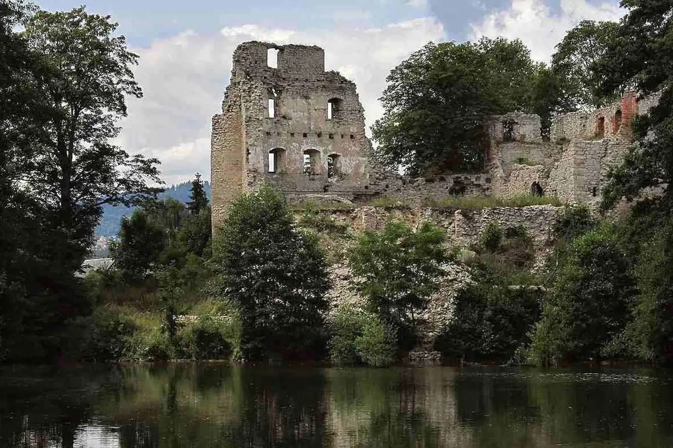Zámek a hrad Starý rybník