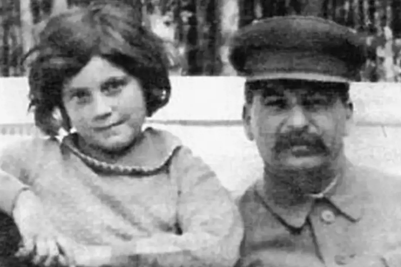 Stalin s dcerou Světlanou