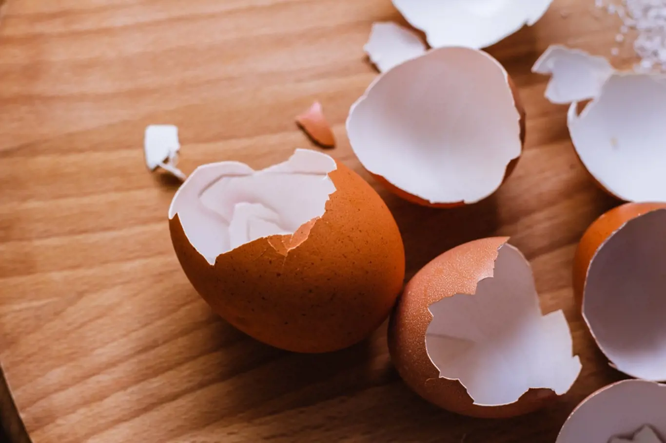 Vaječné skořápky najdou využití i v domácí kosmetice.