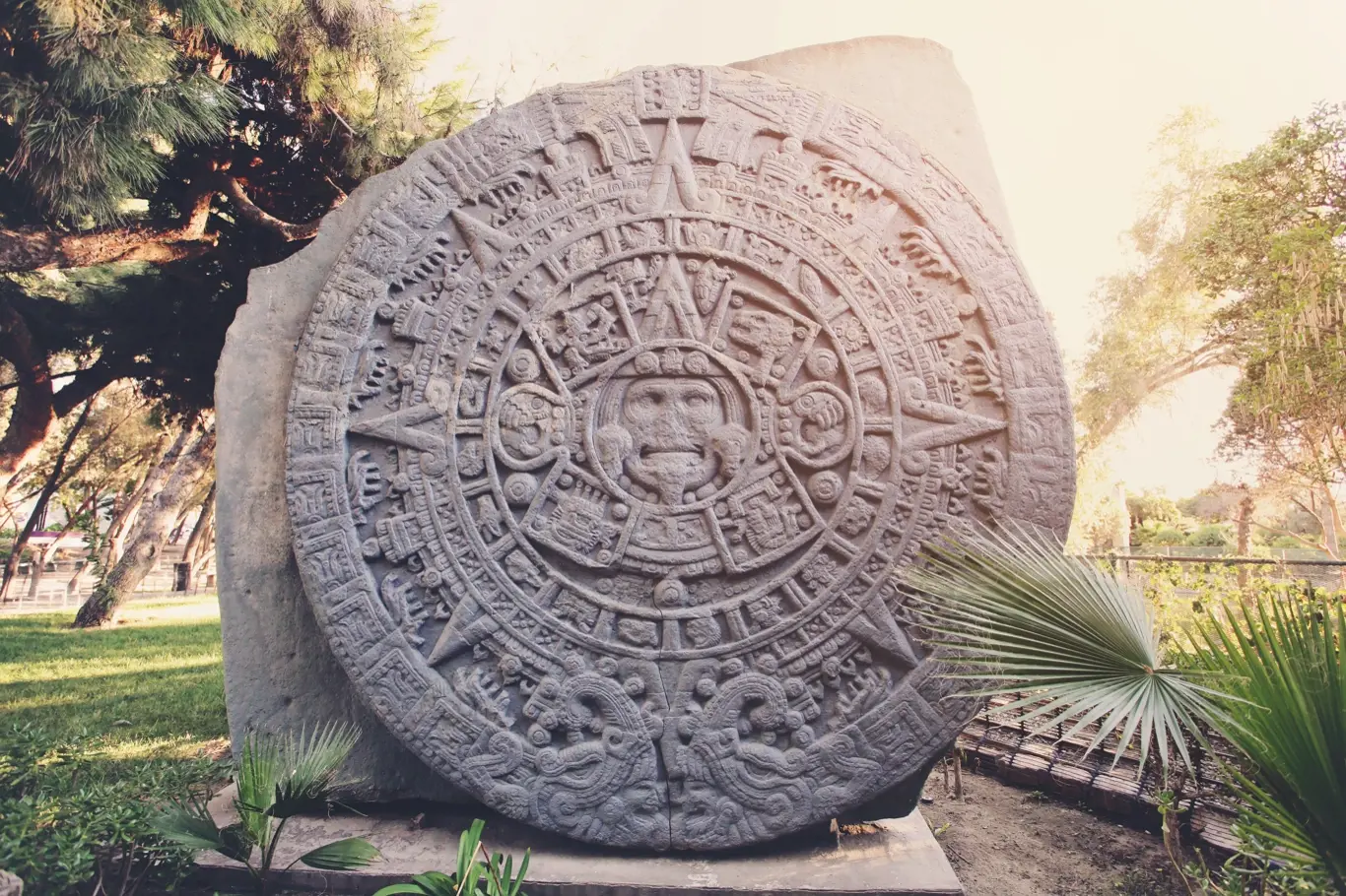 Starý mayský kalendář v Mexiku