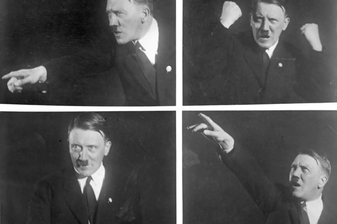 Hitler pózující pro kameru, 1930