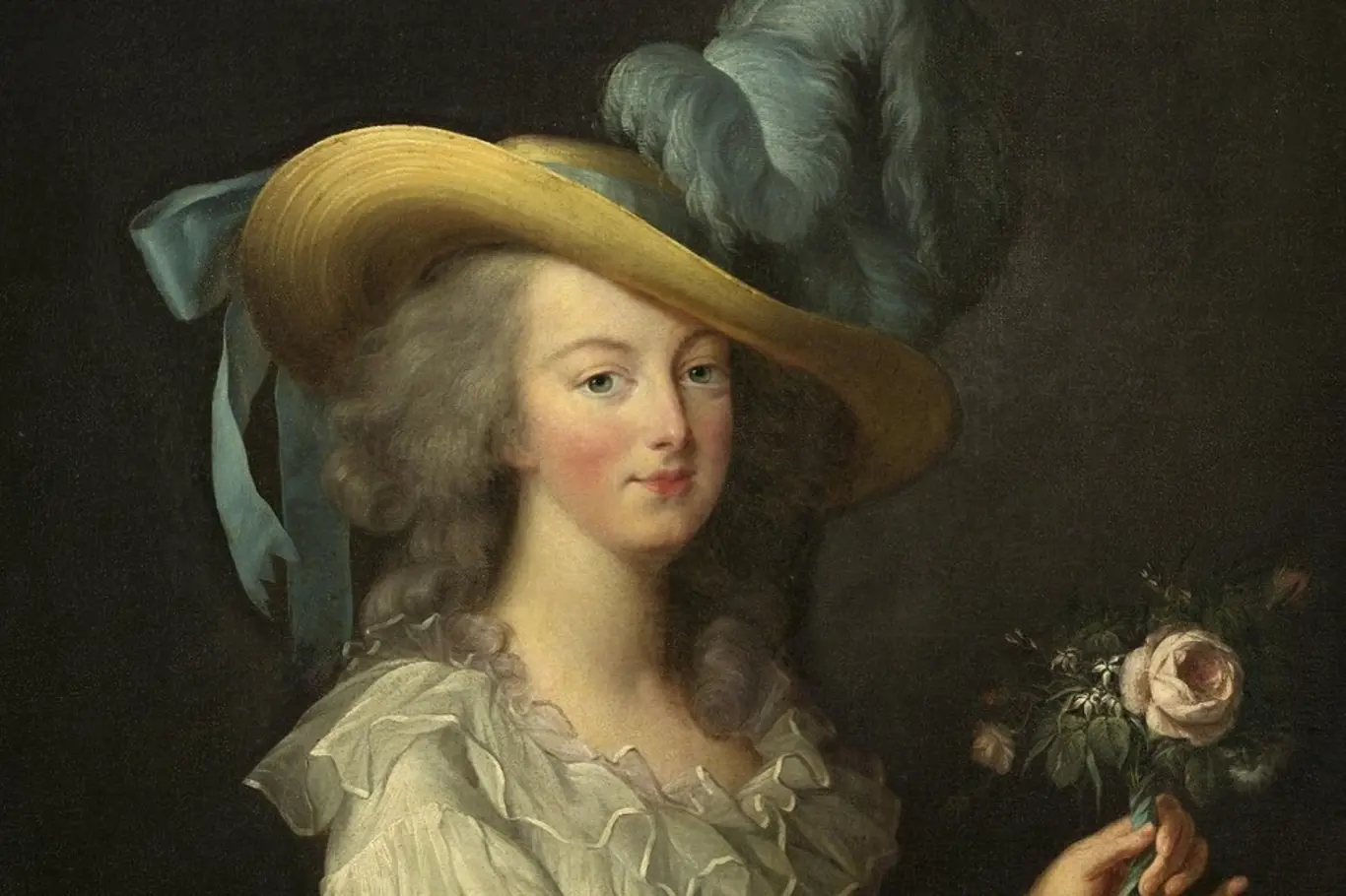 Marie Antoinetta na dobovém portrétu