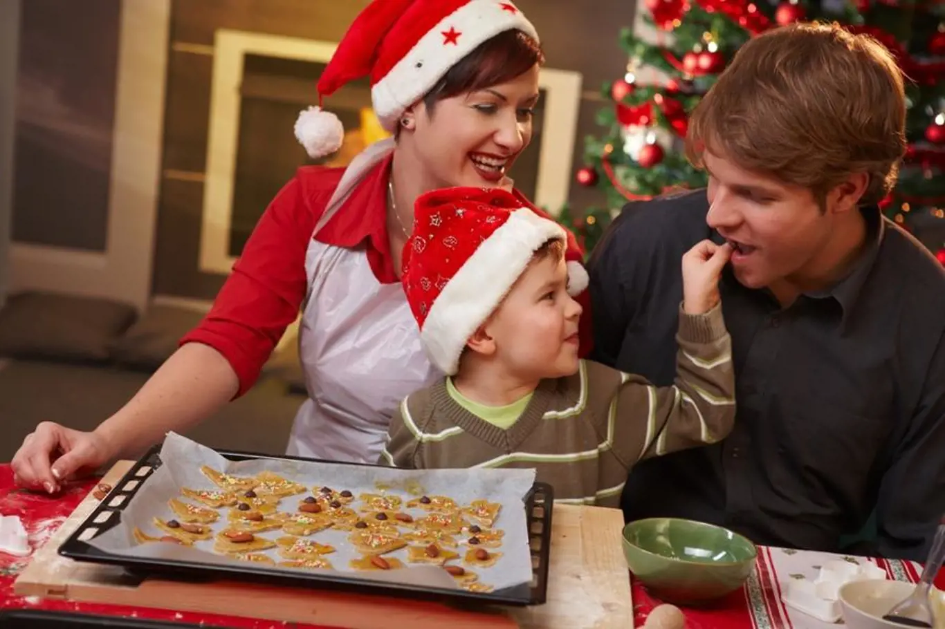 Děti a vánoční pečení