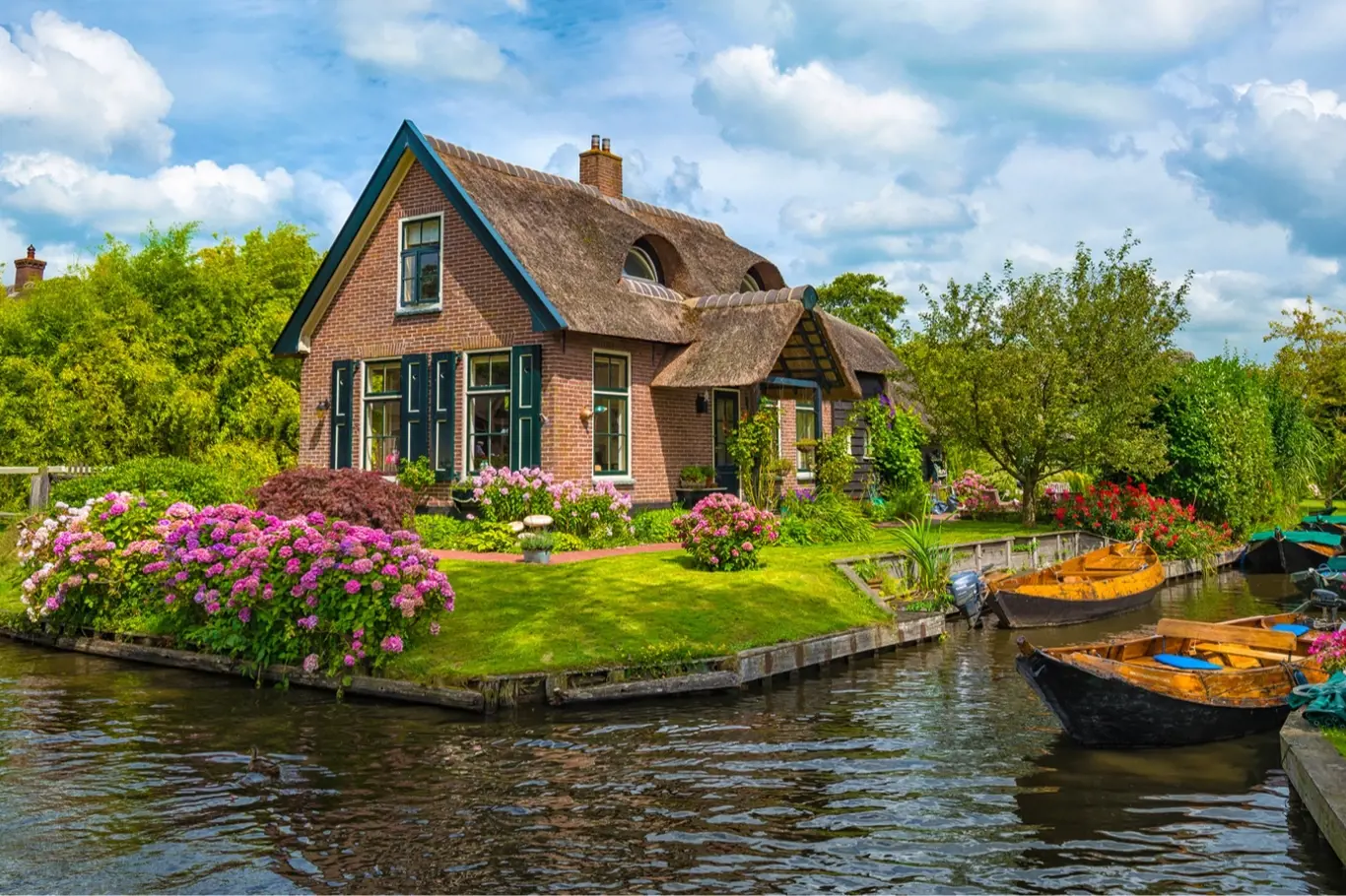 Romantický Giethoorn, Nizozemsko
