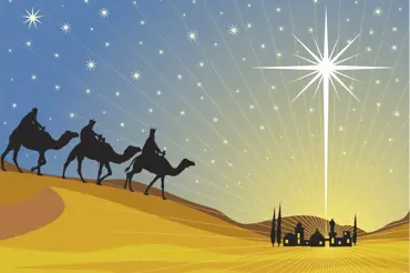 Historický pohled na narození Krista, legendu o Betlémské hvězdě a Třech králích