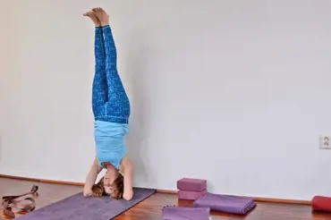 Video: Vyveďte k dokonalosti jógovou pozici. Zaměřeno na stoj na hlavě