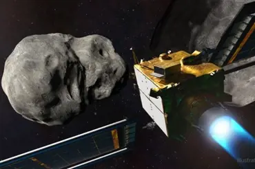 Vesmírná loď NASA narazila do asteroidu. Podívejte se na dramatické záběry