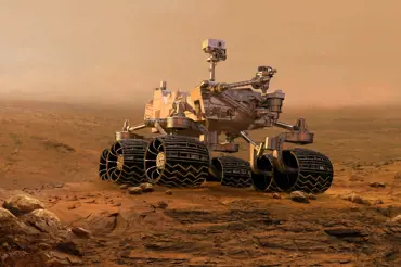 Svět oblétl snímek z Marsu s havarovaným létajícím talířem. NASA dala vysvětlení
