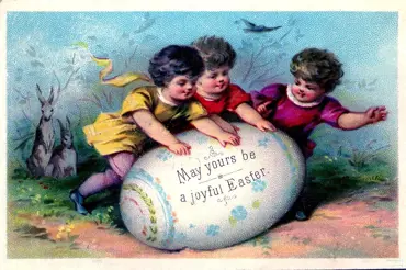 Kouzlo velikonočních pohlednic: Poštou putují již přes sto let