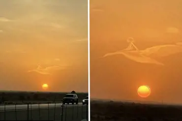 Muž vyfotografoval při západu slunce jedinečný úkaz. Něco tak úžasného se dá vidět pouze jednou za život
